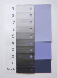 violet value scale