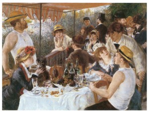 Renoir's painting Luncheon of the Boating Party