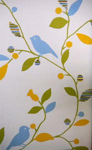 Birds Leaf Trail Wallpaper