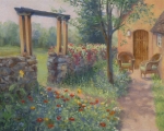 Garden Gate 16x20 ©Joan Justis-All rights reserved